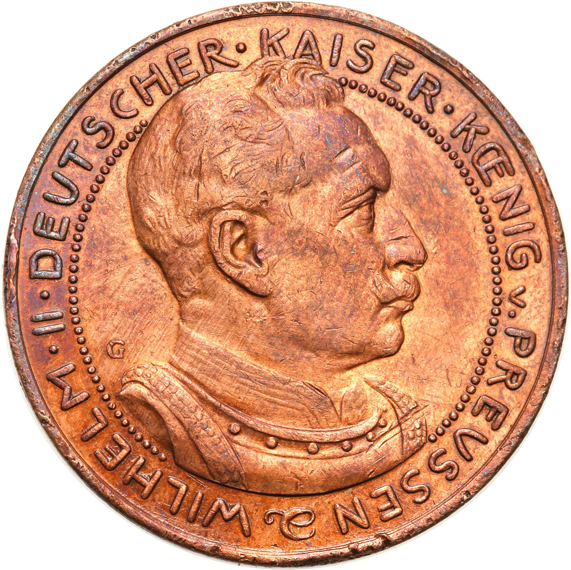 Niemcy, Bawaria. Wilhelm II (1888-1918). PRÓBA 3 marki 1913